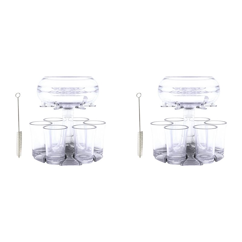 Wine Beer Glass Set - مجموعة DTEN-2: 6 أكواب صغيرة لتوزيع
