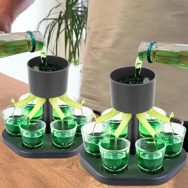 Wine Beer Glass Set - 6 ملحقات كحول النبيذ محلية الصنع