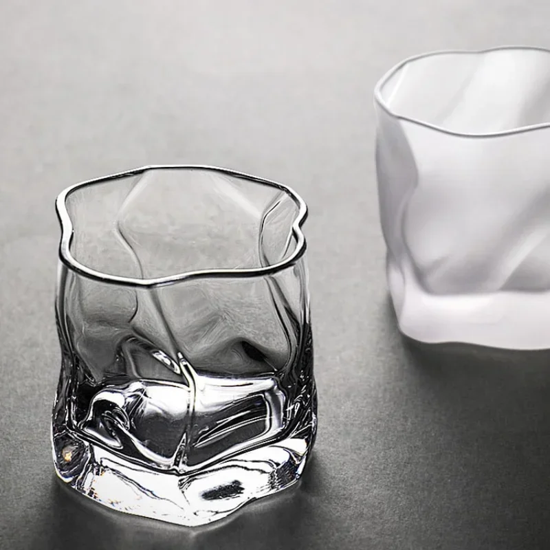Wine Beer Glass Set - مجموعة نظارات ويسكي كريستالية مبتكرة ذات