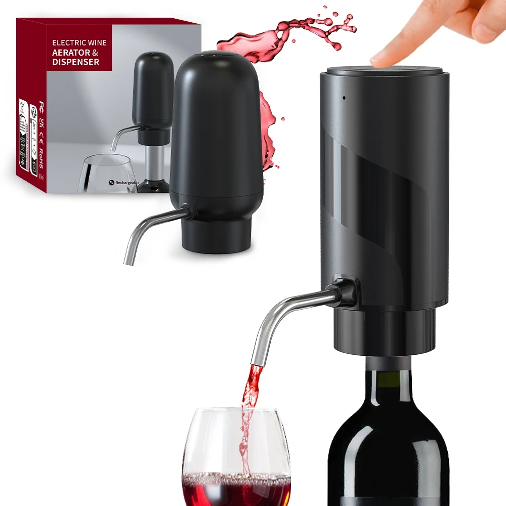 التلقائي القابلة لإعادة الشحن  - مراجعة Decanter Aerator Set وسعره