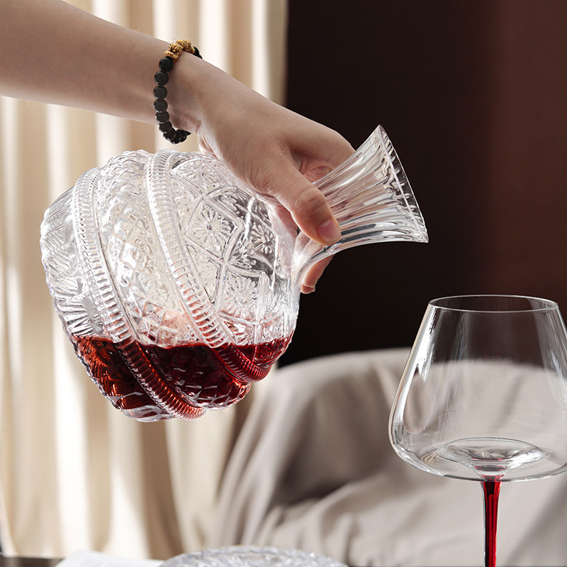 DEOUNY إناء النبيذ الدوار الما - مراجعة Wine Beer Glass Set وسعره